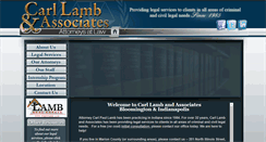Desktop Screenshot of carllamblaw.com